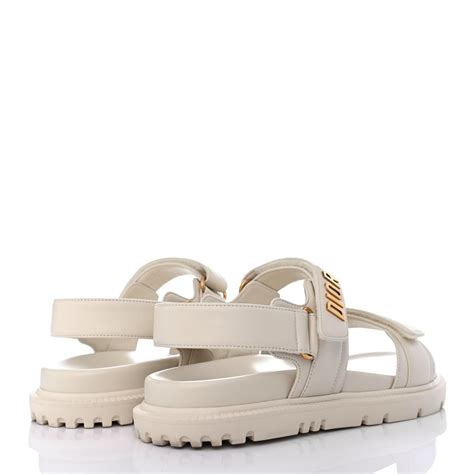 dior white flat sandals|christian Dior ladies sandals.